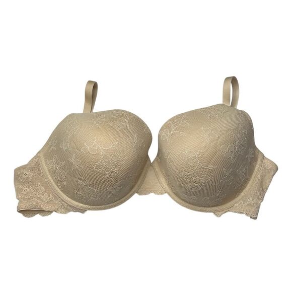 Victoria's Secret Cream lace Full Coverage Bra 36DD - Picture 1 of 7